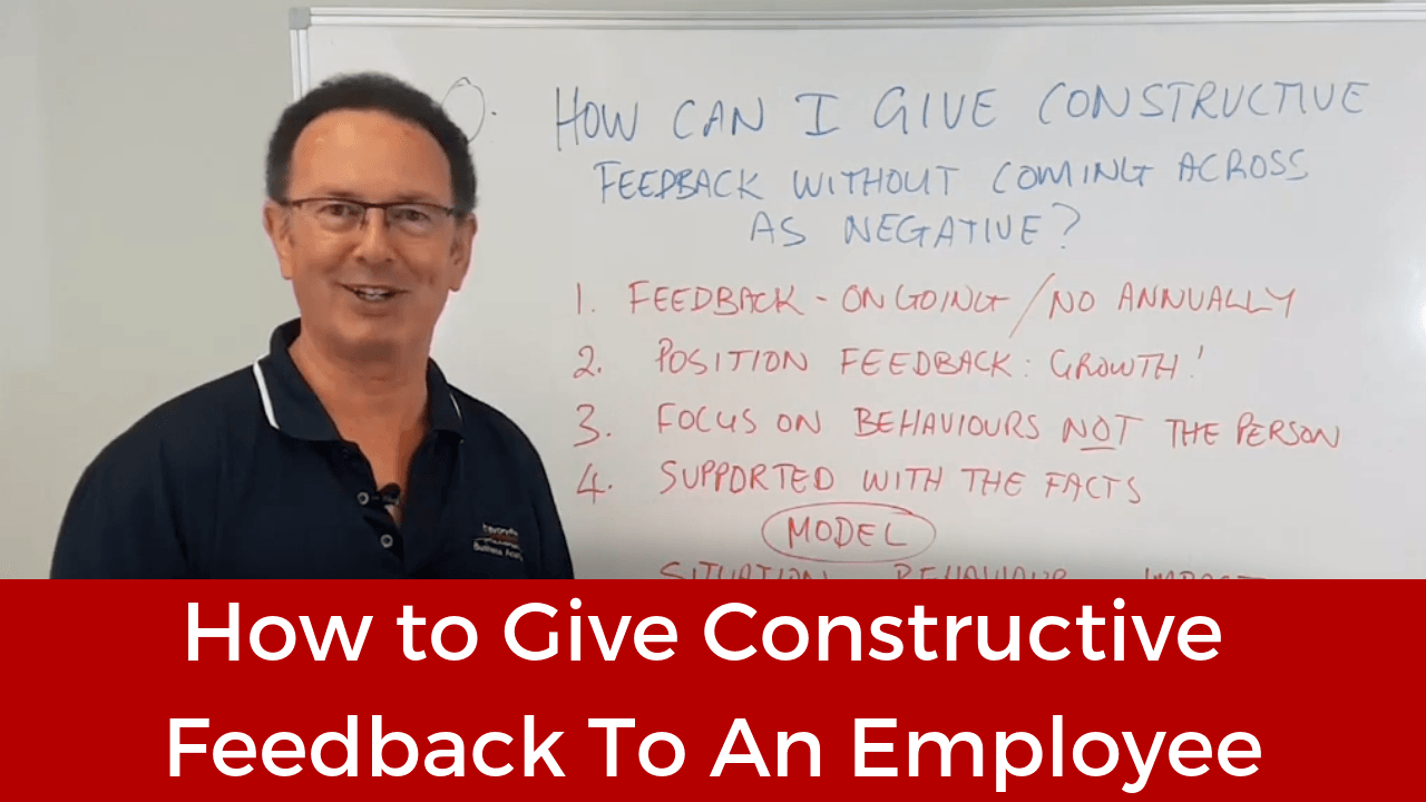 26. How to Give Constructive Feedback To An Employee